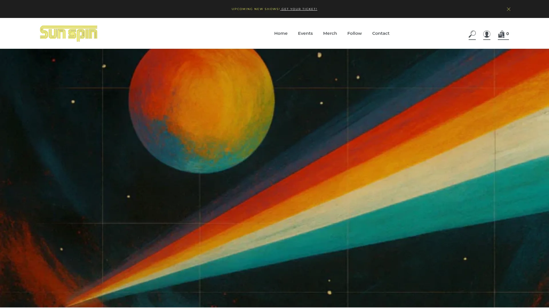 Sunspin Casino desktop screen